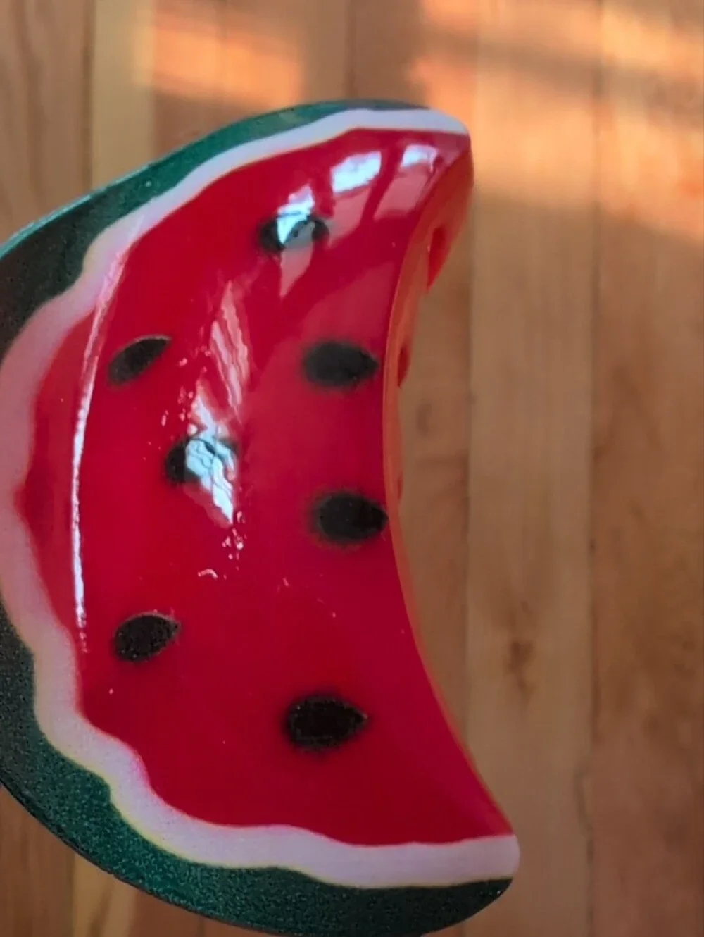 Watermelon Hair Clip - Red & Green